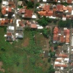 Sand Volleyball Court in Semarang, JT — aerial view