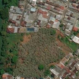 Sand Volleyball Court in Kota Semarang, JT — aerial view