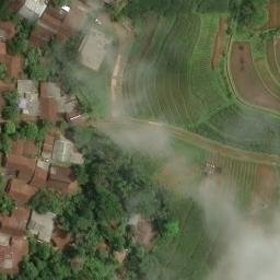 Lapangan Volley Wadas — aerial view