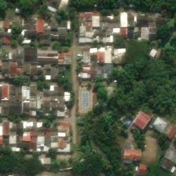 Sand Volleyball Court in Kota Semarang, JT — aerial view