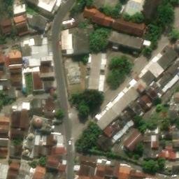 Lapangan Volley Emerald — aerial view