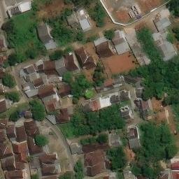 Sand Volleyball Court in Semarang, JT — aerial view