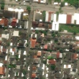 Sand Volleyball Court in Kota Semarang, JT — aerial view