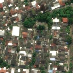 Sand Volleyball Court in Semarang, JT — aerial view