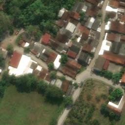 Sand Volleyball Court in Semarang, JT — aerial view