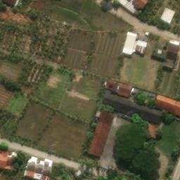 Sand Volleyball Court in Semarang, JT — aerial view