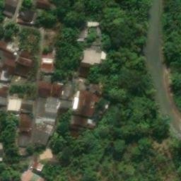 Sand Volleyball Court in Semarang, JT — aerial view