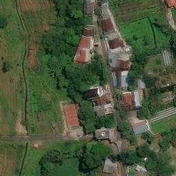 Sand Volleyball Court in Semarang, JT — aerial view