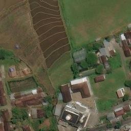 Sand Volleyball Court in Semarang, JT — aerial view