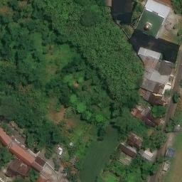 Sand Volleyball Court in Semarang, JT — aerial view