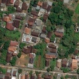 Sand Volleyball Court in Semarang, JT — aerial view