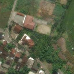 Sand Volleyball Court in Semarang, JT — aerial view