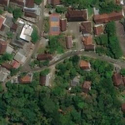 Sand Volleyball Court in Semarang, JT — aerial view