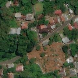 Sand Volleyball Court in Semarang, JT — aerial view