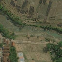 Sand Volleyball Court in Nagarajati, JB — aerial view