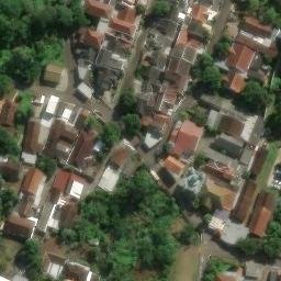 Sand Volleyball Court in Semarang, JT — aerial view