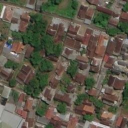 Sand Volleyball Court in Semarang, JT — aerial view