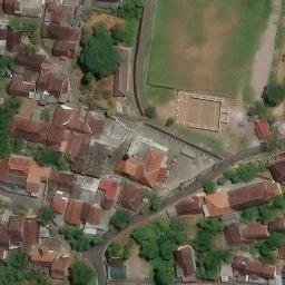 Sand Volleyball Court in Keji, JT — aerial view