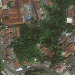 Sand Volleyball Court in Panawangan, JB — aerial view