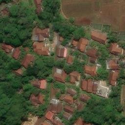 Sand Volleyball Court in Tanjungjaya, JB — aerial view