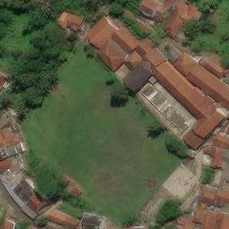 Sand Volleyball Court in Sirnabaya, JB — aerial view