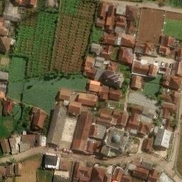 Sand Volleyball Court in Tarumajaya, JB — aerial view