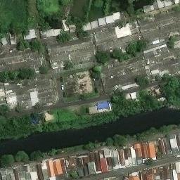 Sand Volleyball Court in Surabaya, JI — aerial view