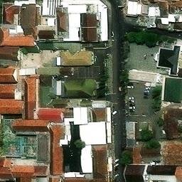 Sand Volleyball Court in Garut, JB — aerial view