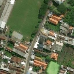 Sand Volleyball Court in Surabaya, JI — aerial view