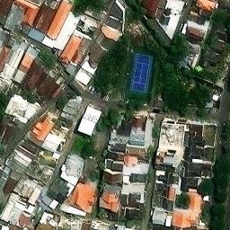Lapangan Volly RW VI — aerial view
