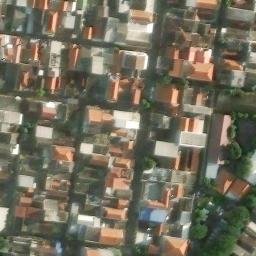 Lapangan Bola Voli Simo Mulyo Baru — aerial view