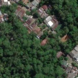 Lapangan Voli, Bulutangkis — aerial view