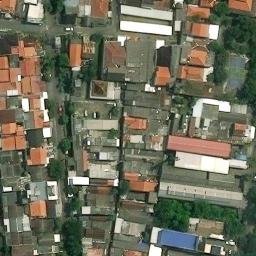 Sand Volleyball Court in Surabaya, JI — aerial view