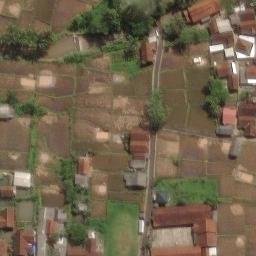 Sand Volleyball Court in Ciamis, JB — aerial view
