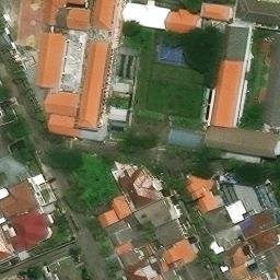Lapangan Volli dan Basket — aerial view