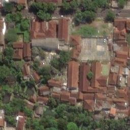Sand Volleyball Court in Ciamis, JB — aerial view