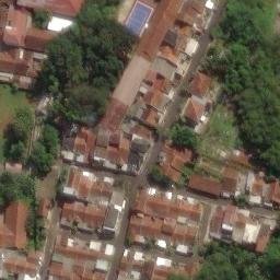 Sand Volleyball Court in Cijeungjing, JB — aerial view