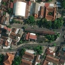 GOR Indoor Kridanggo Pelajar Hati Beriman — aerial view