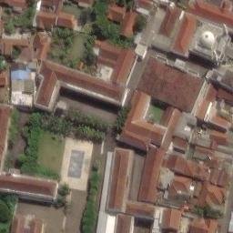 Sand Volleyball Court in Ciamis, JB — aerial view