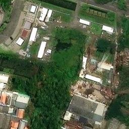 Sand Volleyball Court in Surabaya, JI — aerial view