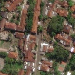 Sand Volleyball Court in Cijeungjing, JB — aerial view