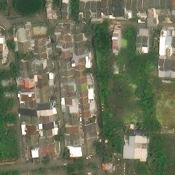 Sand Volleyball Court in Surabaya, JI — aerial view