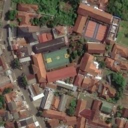 Sand Volleyball Court in Cisaga, JB — aerial view