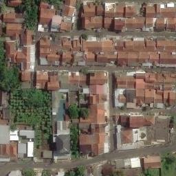 Sand Volleyball Court in Banjar, JB — aerial view