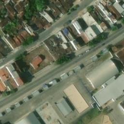 Quadra de areia — aerial view