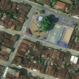Quadra de areia da Mangueira — aerial view