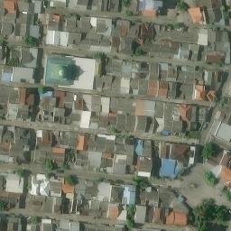 Sand Volleyball Court in Canggu, JI — aerial view