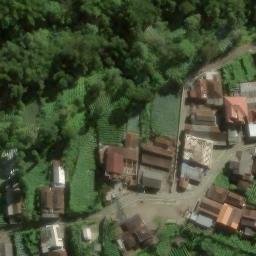 Sand Volleyball Court in Selo, JT — aerial view