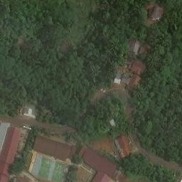 Sand Volleyball Court in Bangunjaya, JB — aerial view