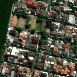 Sand Volleyball Court in Klodran, JT — aerial view
